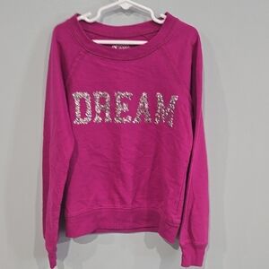 SOLD SOLD rizona Jean Company Pink and Silver Crew Neck Sweatshirt